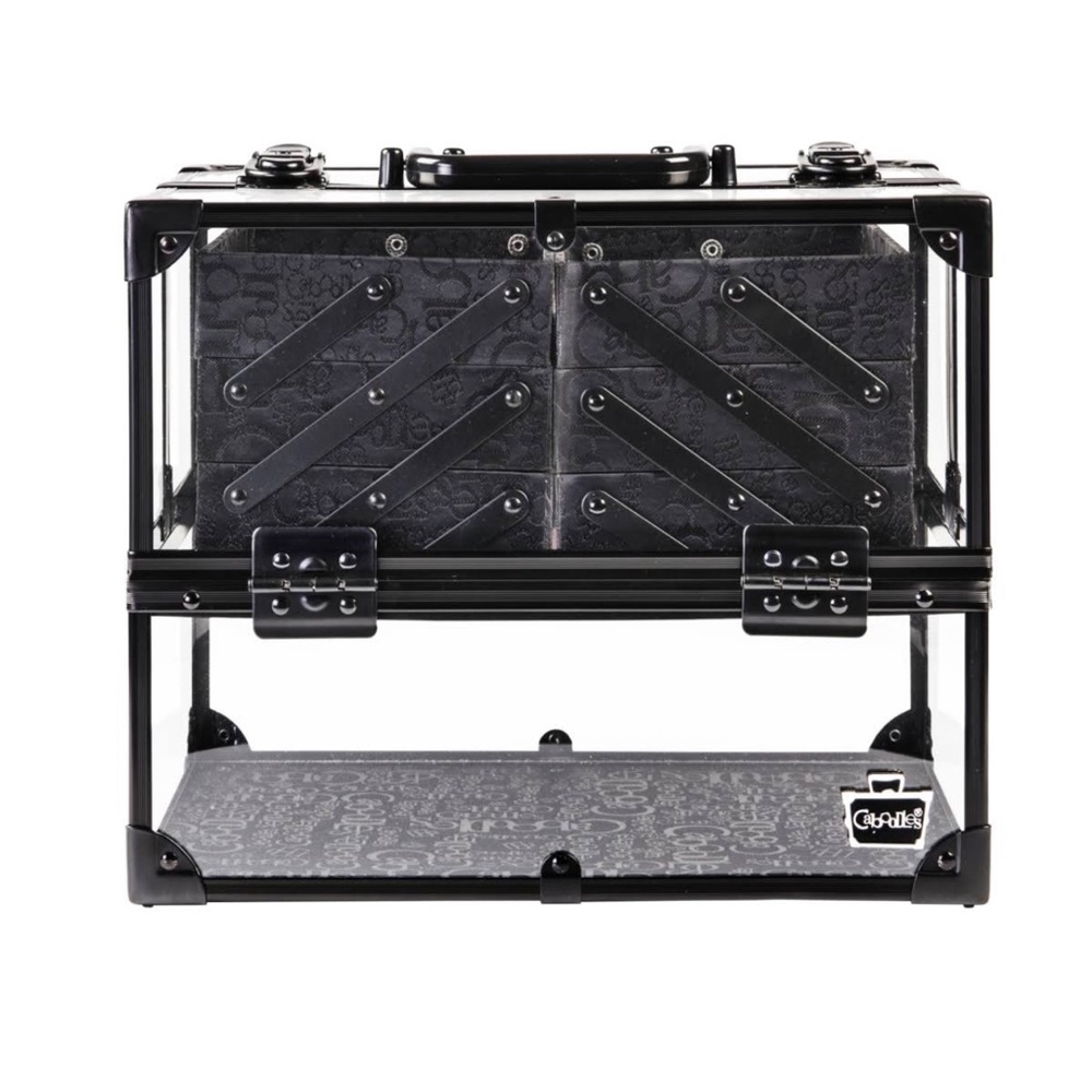 Caboodles Neat Freak Train Case Acrylic Clear